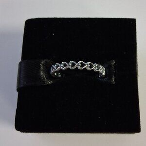 Pandora Openwork Heart Ring – Sterling Silver – Size 7